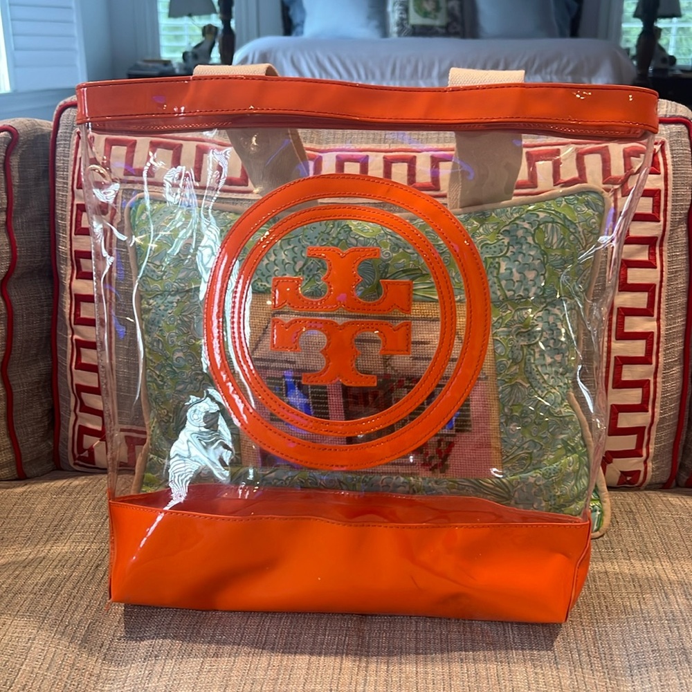Tory Burch clear bag